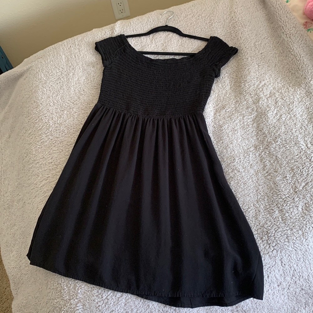 Missimo Supply Co. Black Off the Shoulder Dress (Size: M)